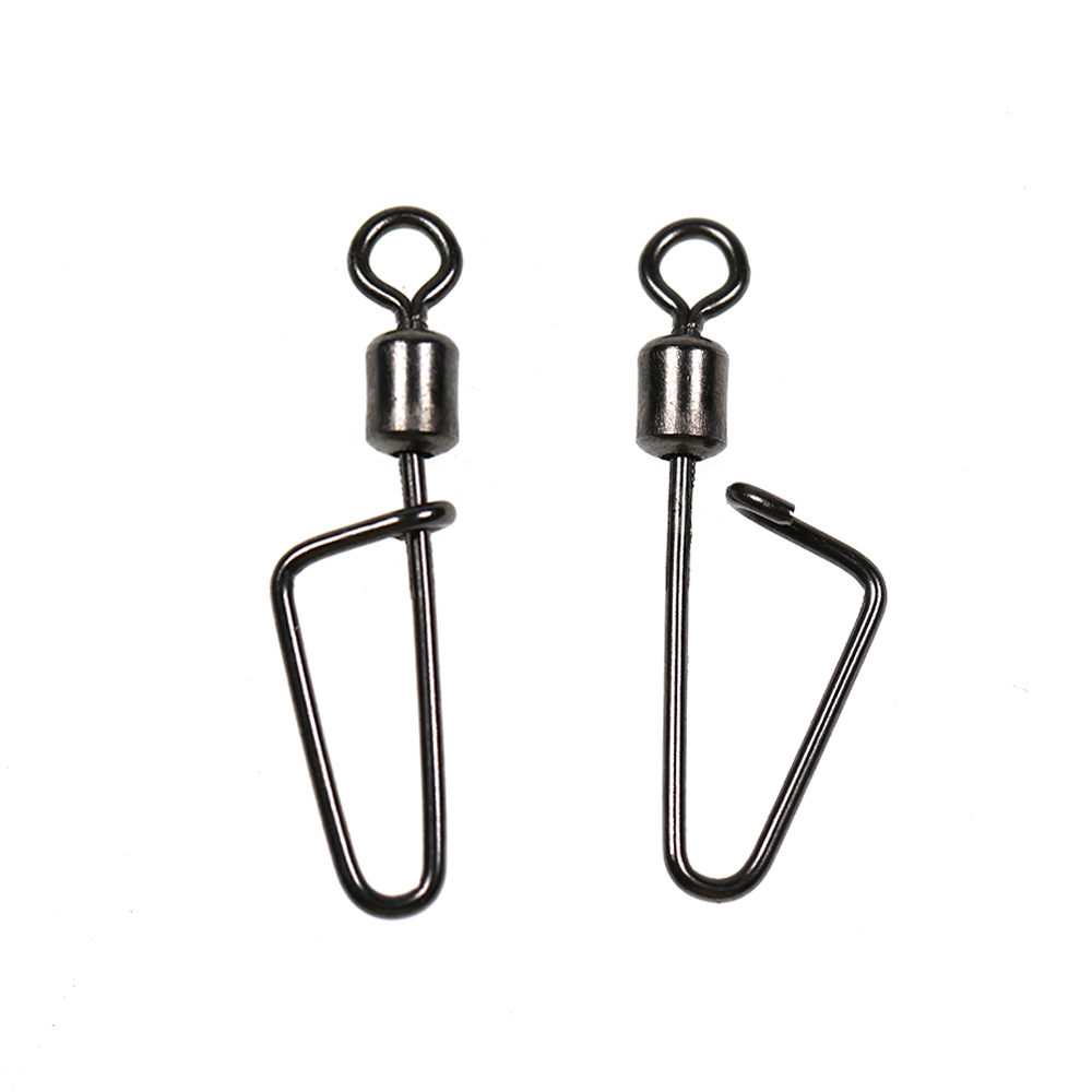 Fishing Equipment Hook - 20PCS #12 -1/0 Rolling Swivel Swing