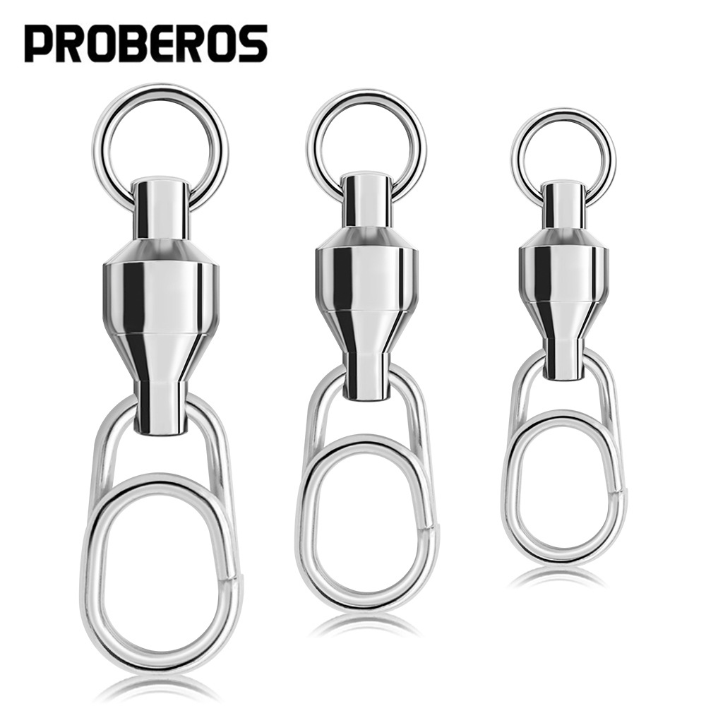 Fishing Equipment Hook - 10Pcs Fishing Connector Rolling Swivel Snap