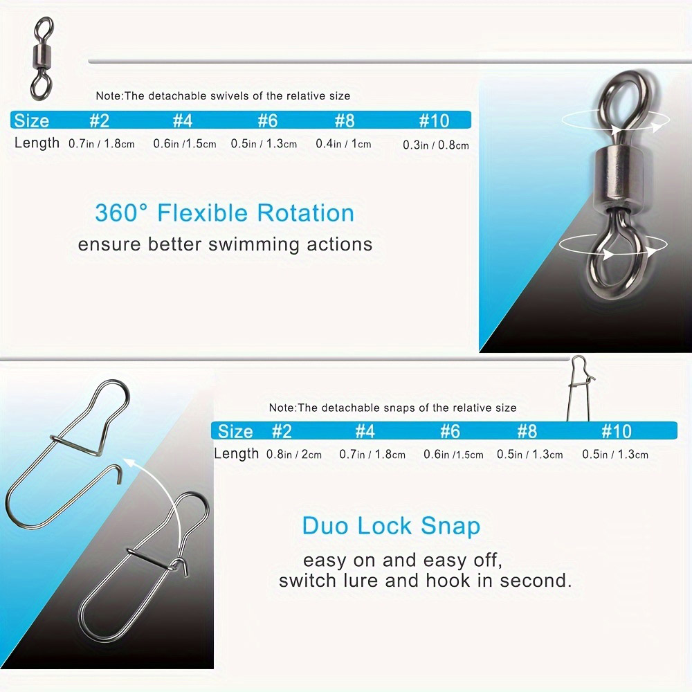 95/210 PCS Set Fishing Connect - Fishing Equipment Hook 评论和价格