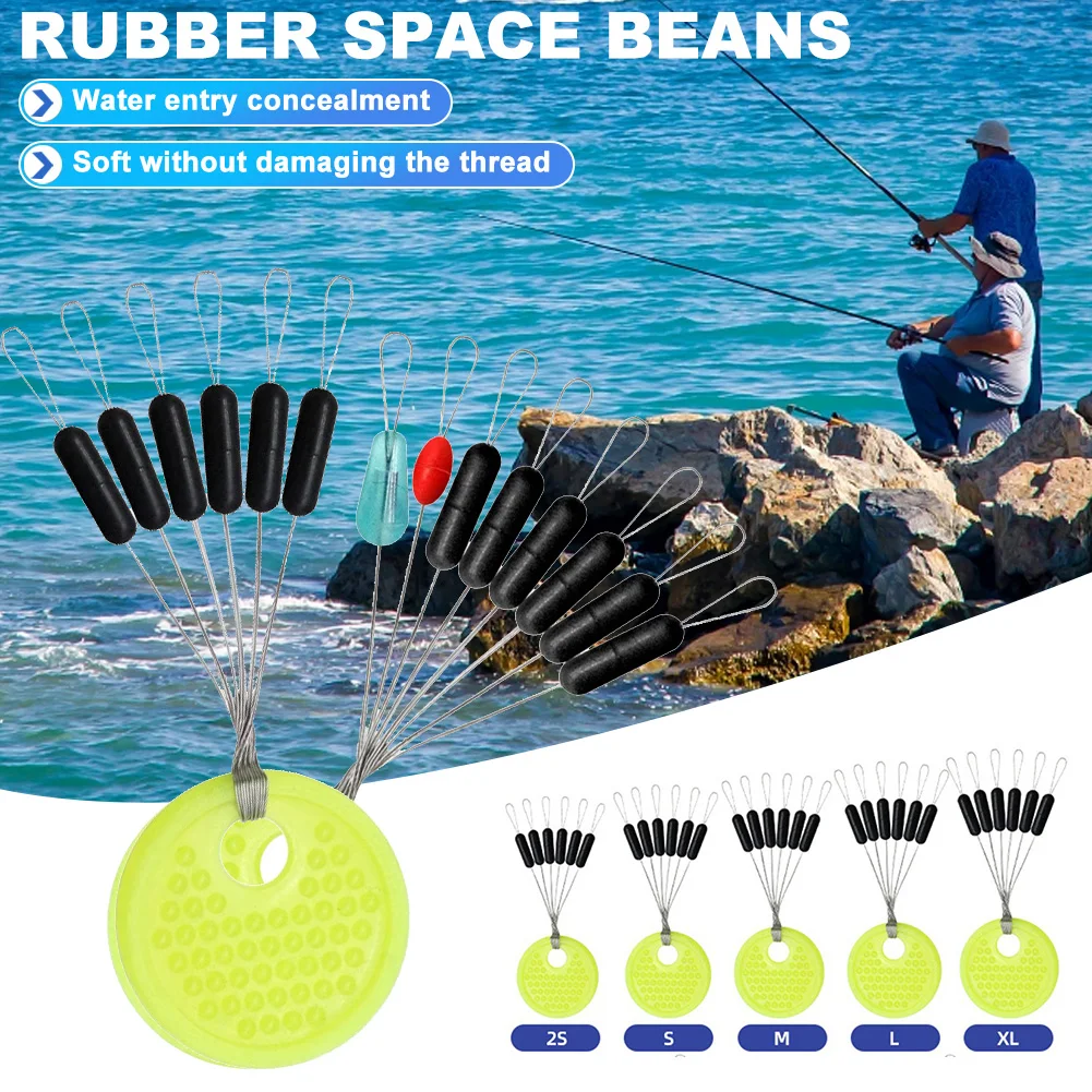 Fishing Rod Rubber Space Beans - Fishing Equipment And Gear 评论和价格
