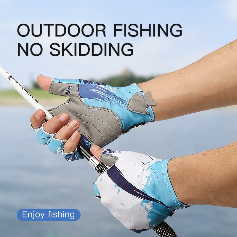 Fishing Gloves Men Women Half- - Fishing Equipment In China 评论和价格