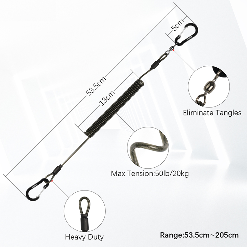 fishing tools Coiled Lanyards  - Fishing Equipment And Gear 评论和价格