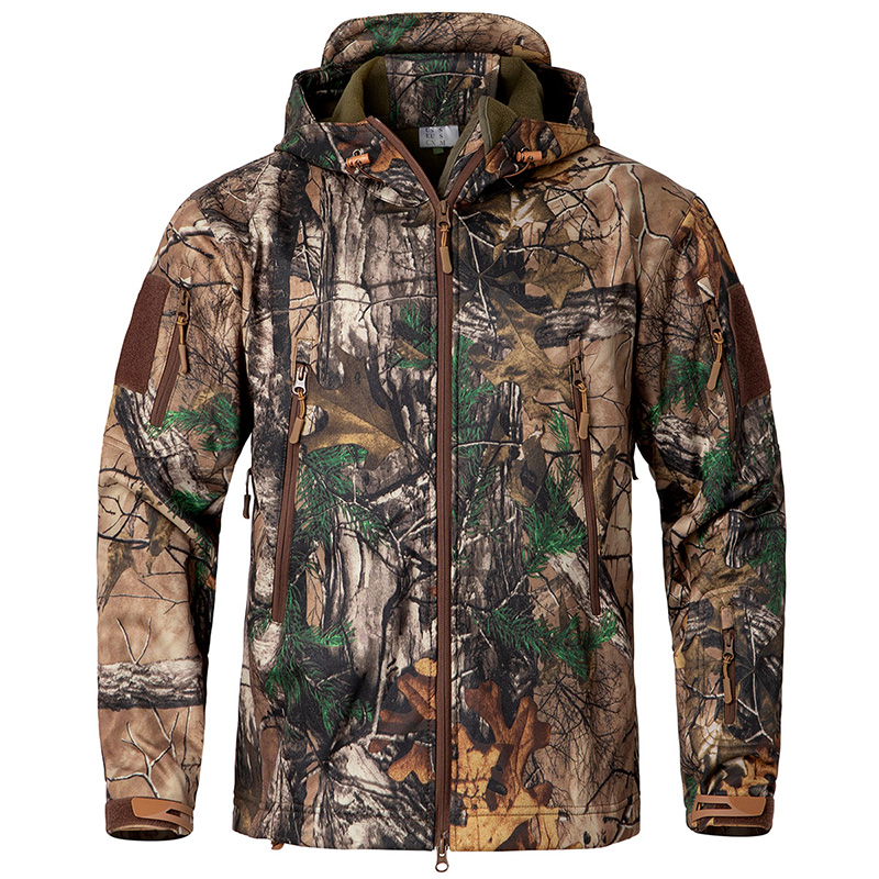 Men's Silent Soft Shell Camouf - Fishing Equipment And Gear 评论和价格
