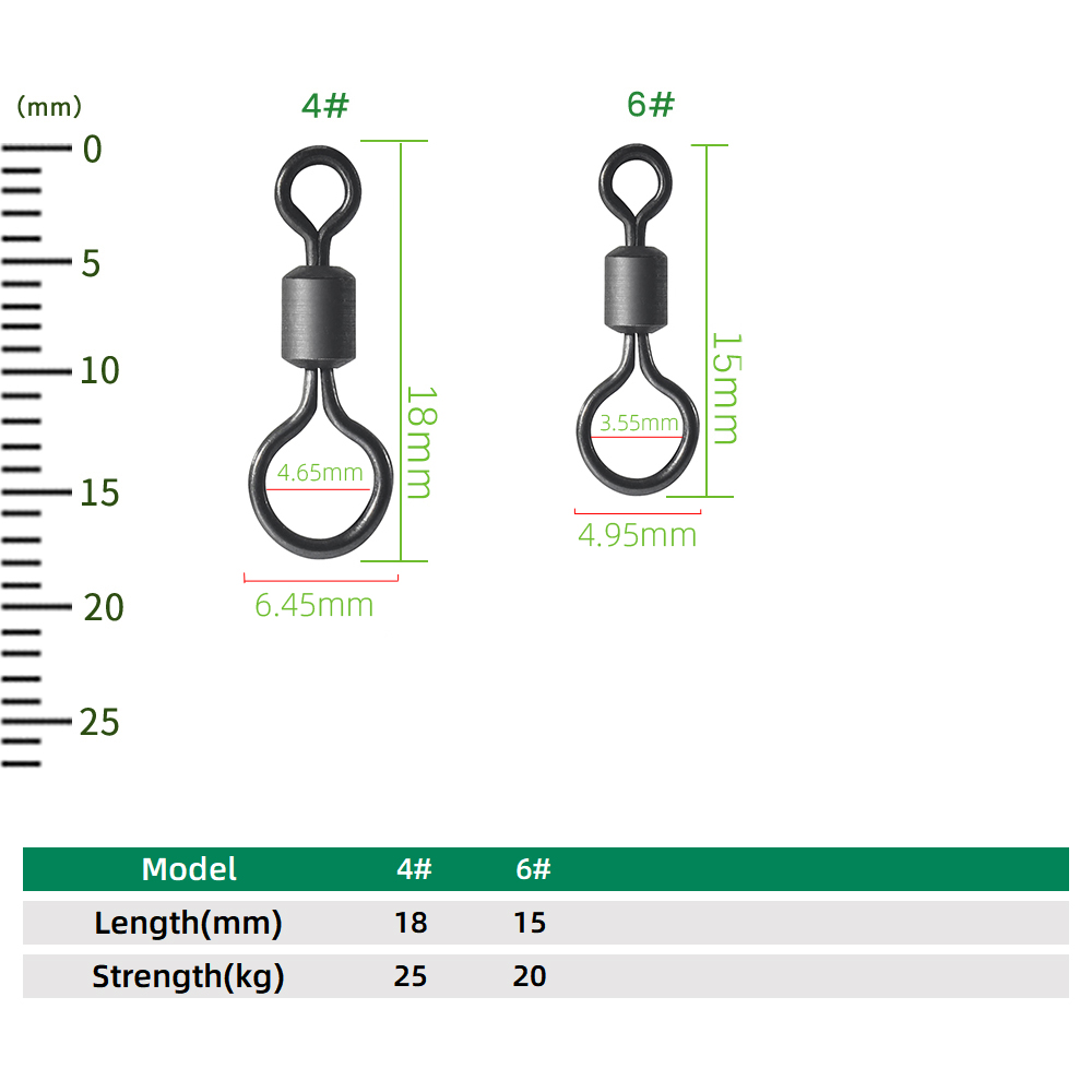 100pcs Carp Fishing Swivel Big - Fishing Equipment Hook 评论和价格