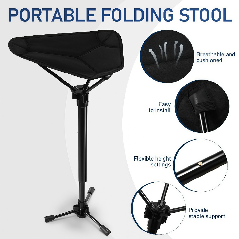 Portable Folding Chair 3 Gear  - Fishing Equipment And Gear 评论和价格