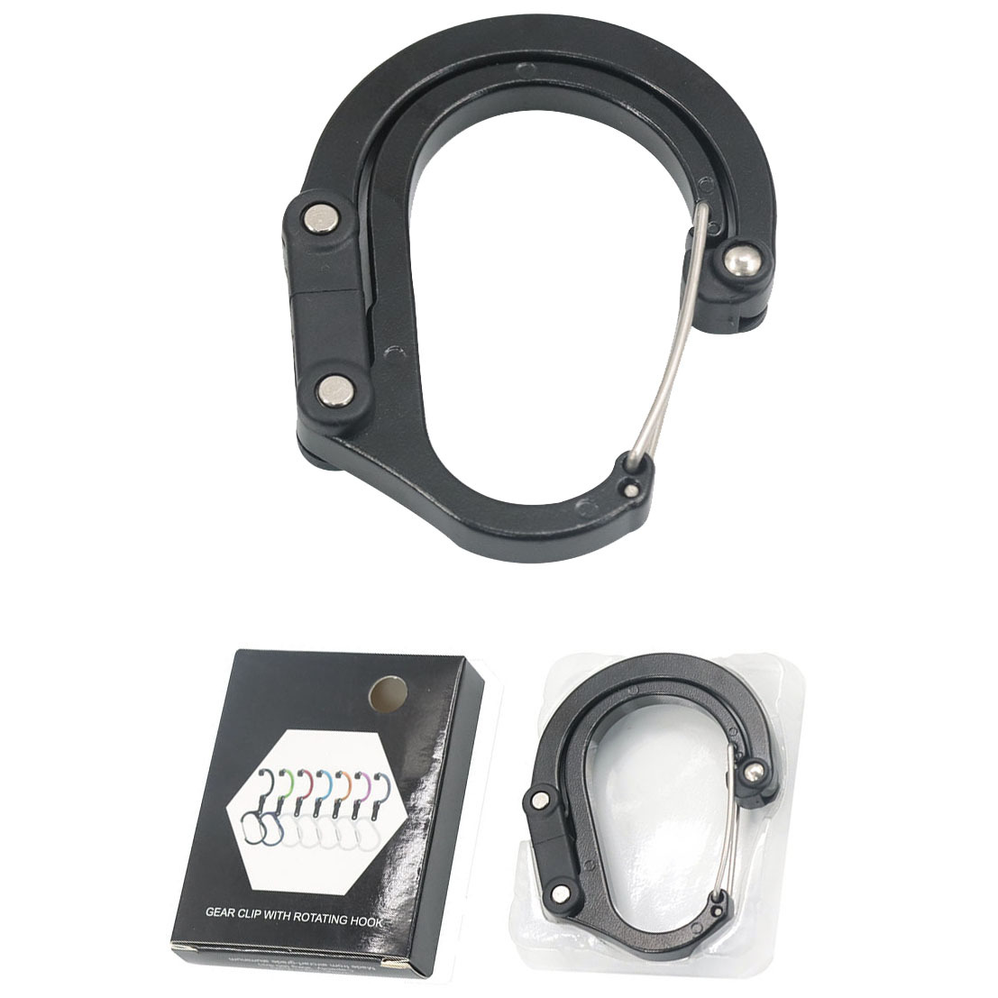 Hybrid Gear Clip Carabiner Rot - Fishing Equipment And Gear 评论和价格