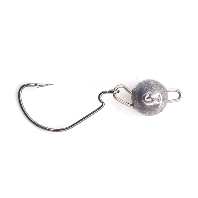 OUTKIT 10pcs/lot Lead Head Sin - Fishing Equipment Hook 评论和价格