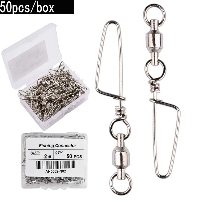 50pcs Fishing Ball Bearing Swi - Fishing Equipment Hook 评论和价格