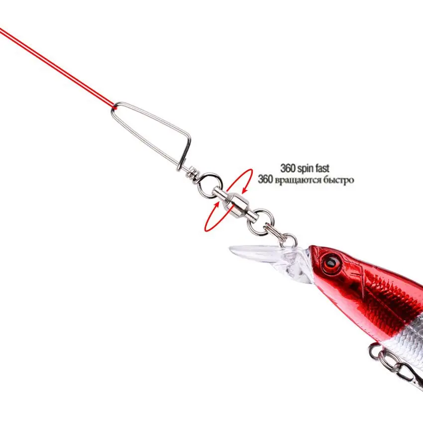 50pcs Fishing Ball Bearing Swi - Fishing Equipment Hook 评论和价格