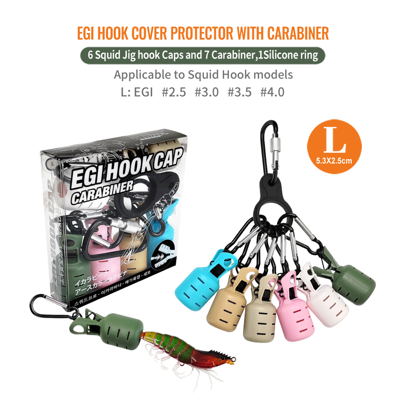 New Squid Jig Bait Protector K - Fishing Equipment Hook 评论和价格