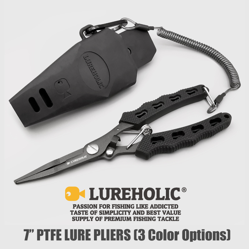 Lureholic 7” PTFE Coated Lure  - Fishing Equipment Hook 评论和价格